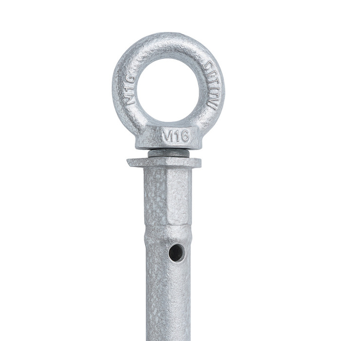 HORTUS øyebolt til jordskrue, galvanisert Ø35 mm